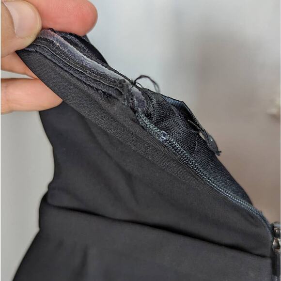 La Femme Strapless Sheer Formal Dress With Romper and Sheer Skirt Black Size 2 - Picture 14 of 16